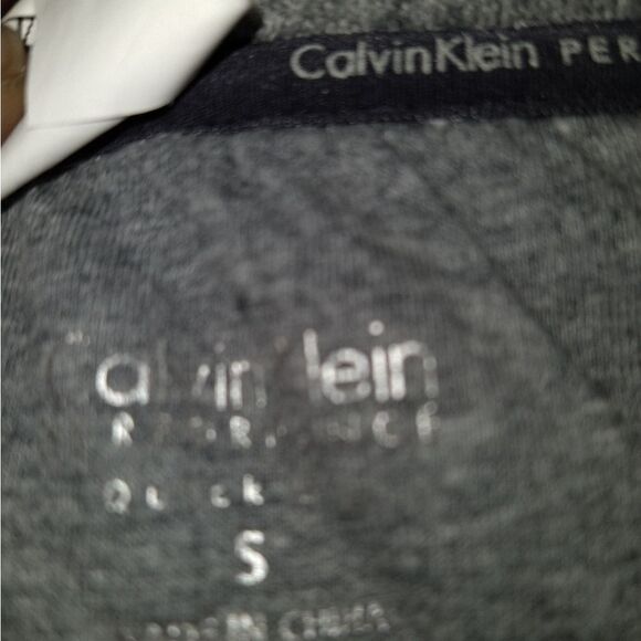 Calvin Klein Performance Cropped Cowl Neck Sweatshirt - Picture 9 of 9
